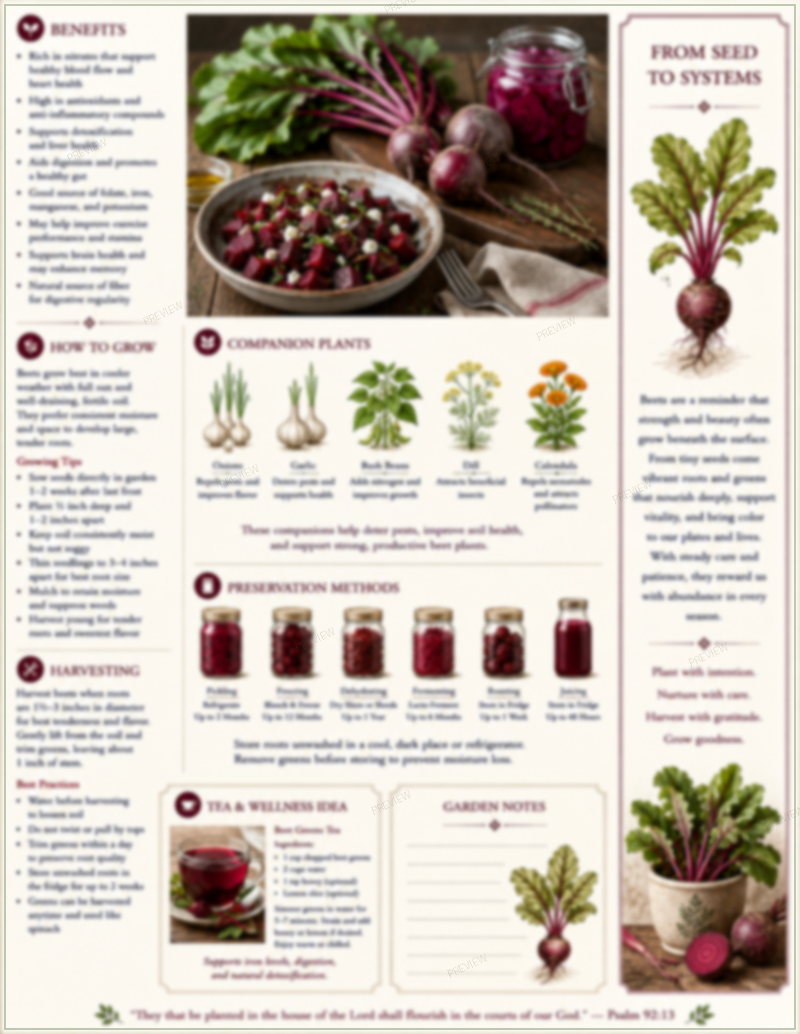 Beets — Growing Guide