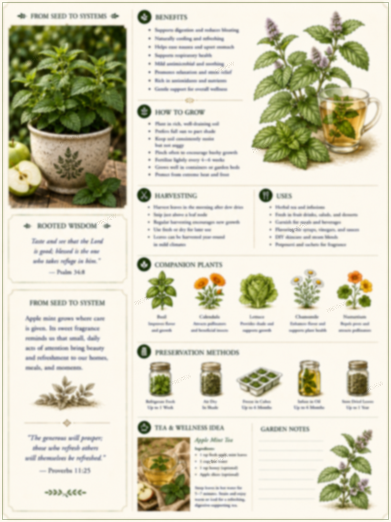 Apple Mint — Growing Guide